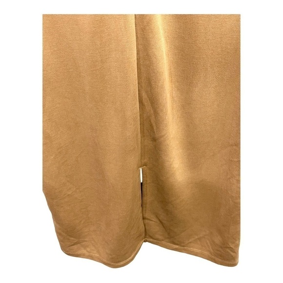 HALOGEN Twist Front Sheath Dress Camel Size XS - Picture 5 of 7